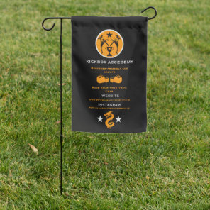 Kickboxer Muay Thai Business Promotion Garden Flag