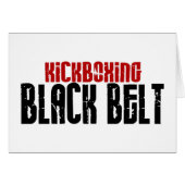 Kickboxing Black Belt Karate (Front Horizontal)