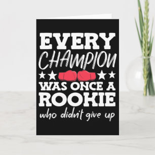 Kickboxing Boxing  Card