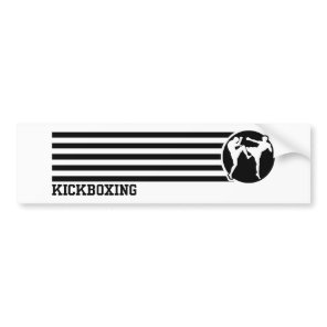 Kickboxing Bumper Sticker