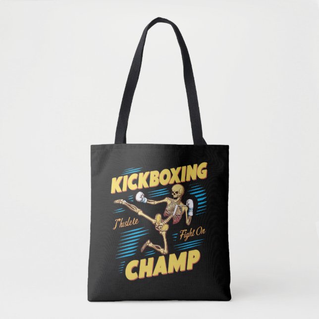 Kickboxing Champ Tote Bag (Front)