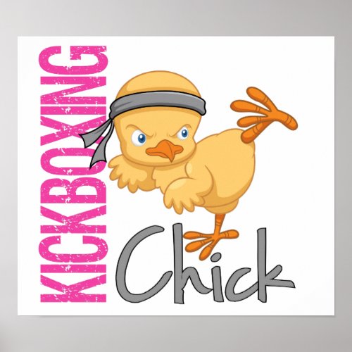 Kickboxing Chick Poster