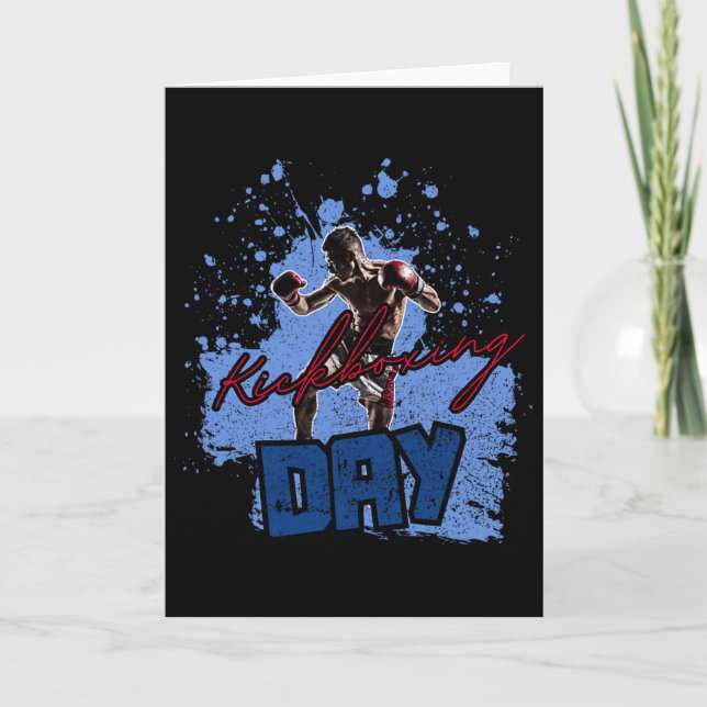 Kickboxing Day  Card (Front)