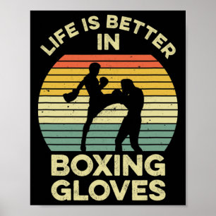 Kickboxing Design For A Muay Thai Fighter Poster