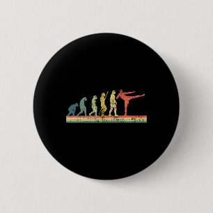 Kickboxing Evolution Funny Gift Tee Kick Button