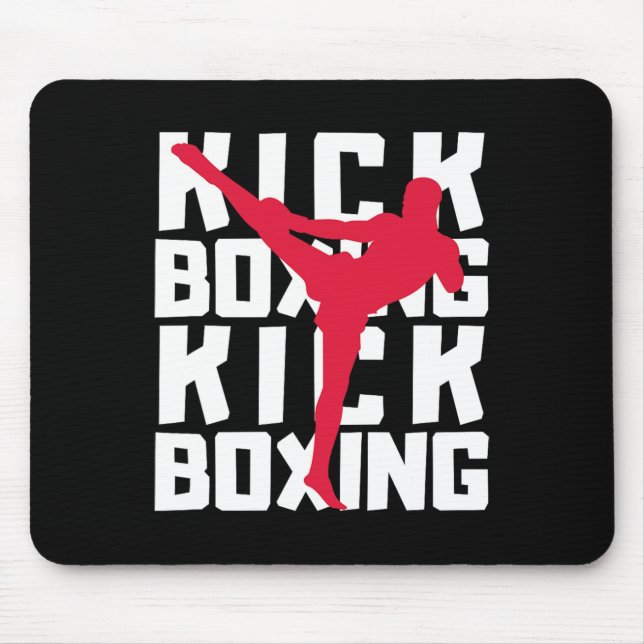 Kickboxing Fighter  Mouse Pad (Front)