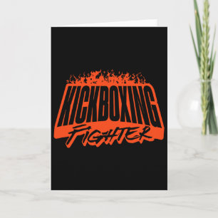 Kickboxing Fighter, Training, Sportswear, Boxing, Card