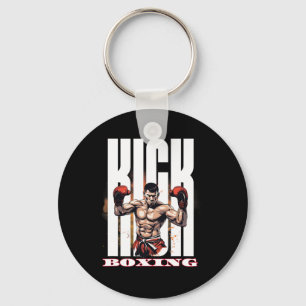 Kickboxing Fighting Style  Keychain