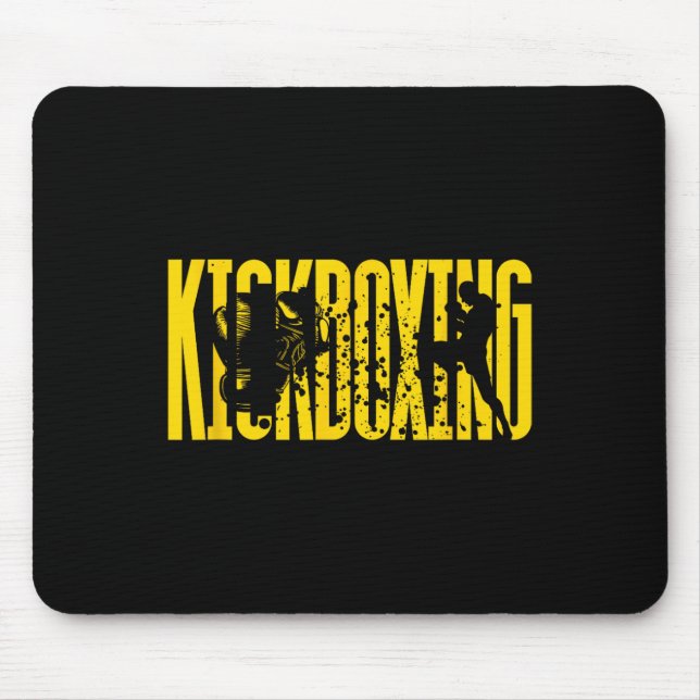 Kickboxing Fighting Technique  Mouse Pad (Front)
