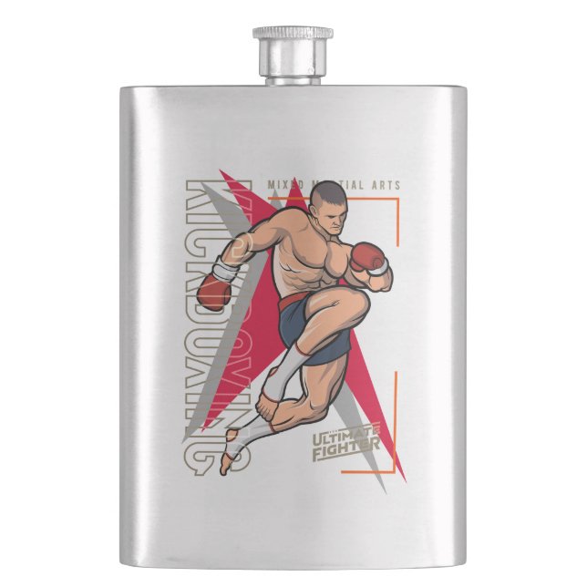 Kickboxing |  flask (Front)