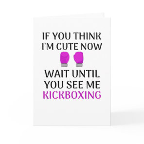Kickboxing Girl | Kickboxer Women Muay Thai Card