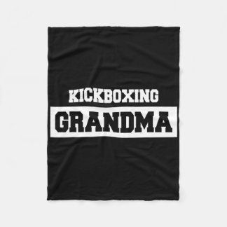 Kickboxing Grandma - Kickboxer  Fleece Blanket