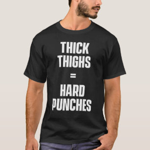 Kickboxing Hard Punches Kick Boxing Workout T-Shirt