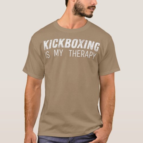 Kickboxing is my Therapy Unisex TShirt Kickboxing 