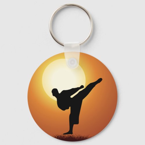 Kickboxing _ Karate Keychain
