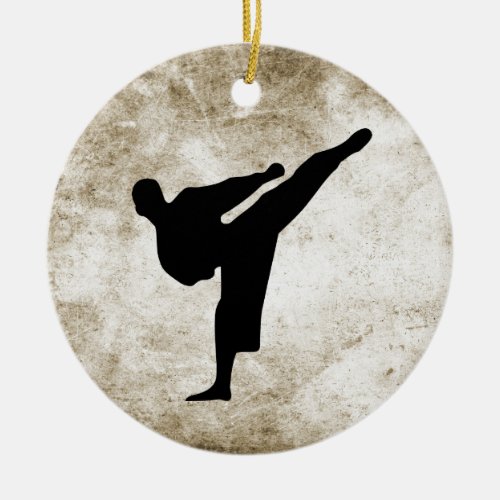 Kickboxing _ Karate Ornament