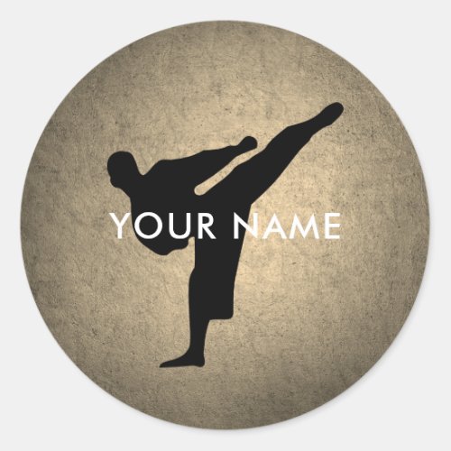 Kickboxing _ Karate Sticker