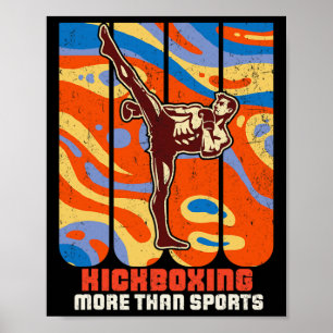 Kickboxing Karate Taekwondo Martial Art Training A Poster
