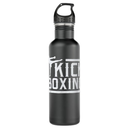 Kickboxing Kick Boxing for Muay Thai Fighter Stainless Steel Water Bottle