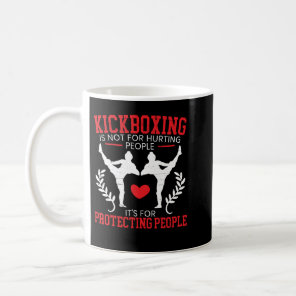Kickboxing Kickboxer Combat Fighting MMA Striking Coffee Mug