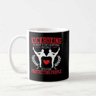 Kickboxing Kickboxer Combat Fighting MMA Striking Coffee Mug