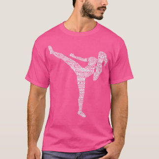 Kickboxing Kickboxer Karate Girls Women T-Shirt