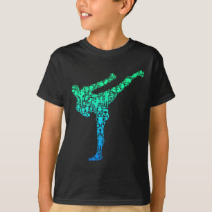 Kickboxing Kickboxing Taekwondo Karate Boys Childr T-Shirt