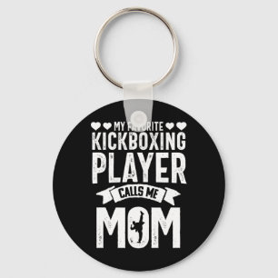 Kickboxing Mom Mama Funny Martial Arts Karate Muay Keychain