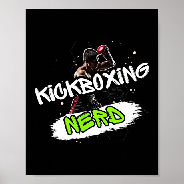 Kickboxing Nerd  Poster (Front)