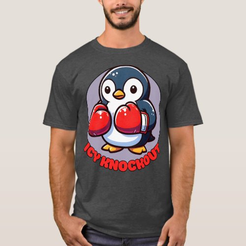 Kickboxing penguin T_Shirt