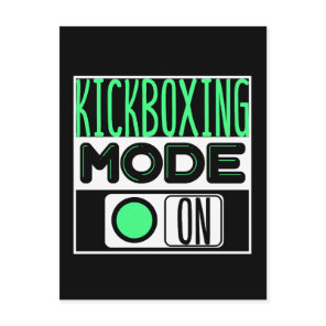 Kickboxing Postcard