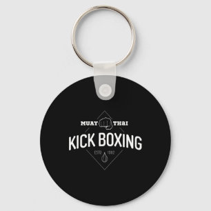 Kickboxing Shirt Muay Thai Boxer Martial Arts Tee Keychain