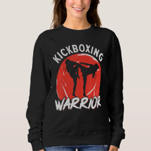 Kickboxing Vintage Kickboxing Warrior Sweatshirt