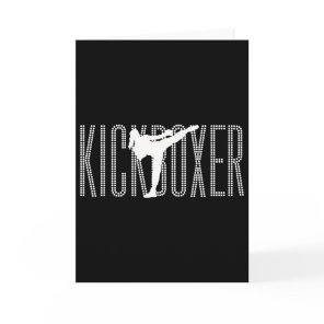 Kickboxing Women Is Kickboxing Girl Is Woman Kickb Card