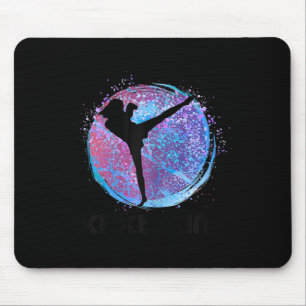 Kickboxing Womens Girls Kids Kickboxer Boxing Cool Mouse Pad