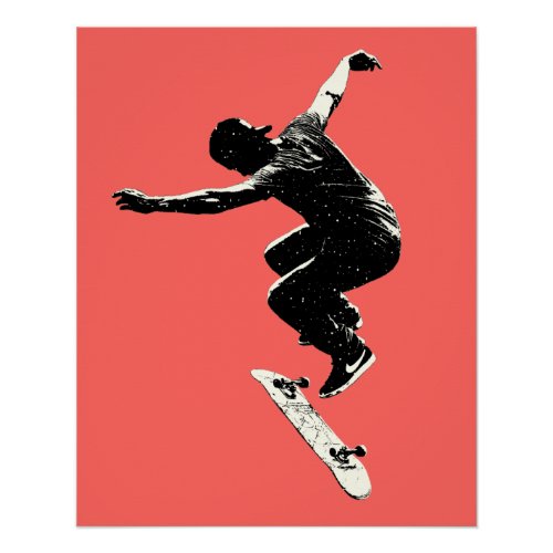 Kickflip Skater  Poster