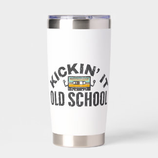 kickin' it old school insulated tumbler