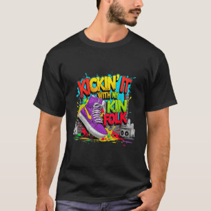 Kickin It With My Kinfolk Sneaker Family Reunion T T-Shirt