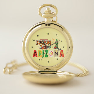 Kicking Back in Arizona Pocket Watch