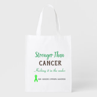 kicking cancer lymphoma awareness bag