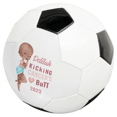 Kicking Cancers Butt Personalized Soccer Ball