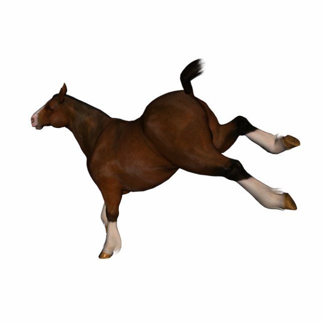 kicking horse statuette (Front)