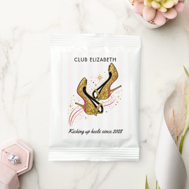 Kicking Up Heels Vegas Showgirl Bachelorette Margarita Drink Mix (Wedding)