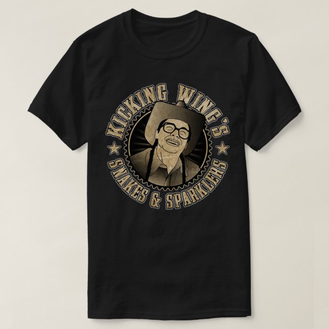 Kicking Wings Snakes  Sparklers  T-Shirt (Design Front)