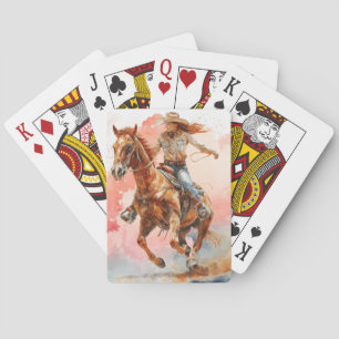 "Kick'n up Dust" Poker Cards