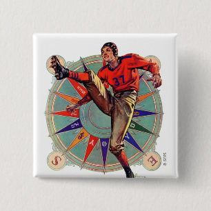 Kickoff Pinback Button