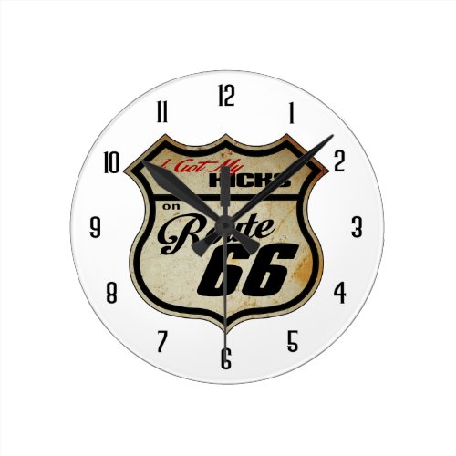 Kicks on 66 round clock