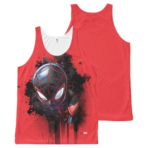 Kid Arachnid Ink Splatter All_Over_Print Tank Top