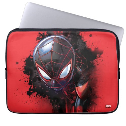 Kid Arachnid Ink Splatter Laptop Sleeve