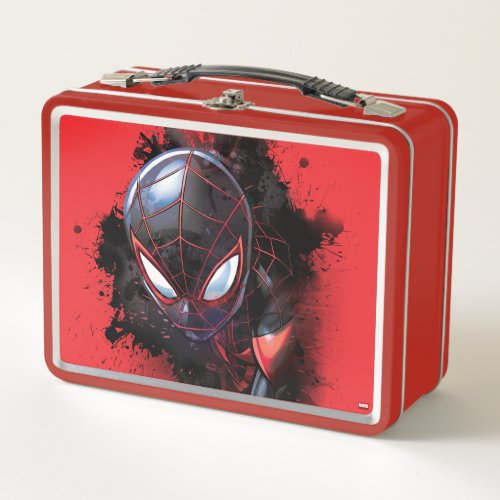 Kid Arachnid Ink Splatter Metal Lunch Box